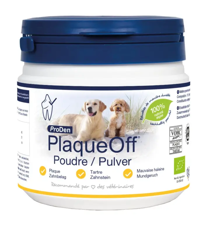 Proden – Plaque Off Poudre/Pulver pour Chiens – 420g Réduction