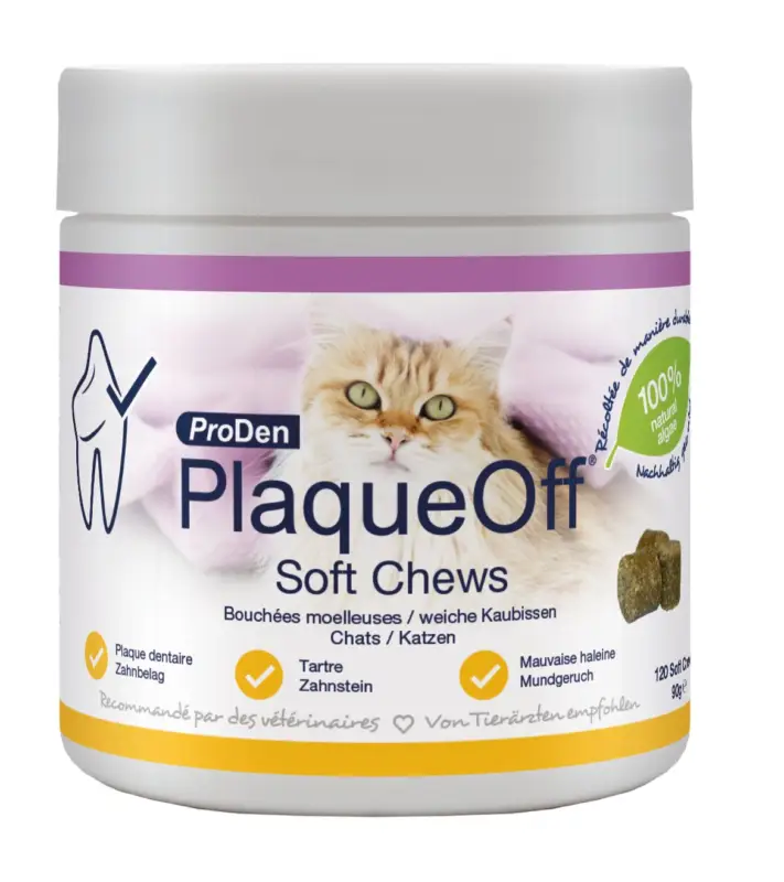 Proden - Plaque Off Soft Chews pour Chats - x120 Acheter Direct