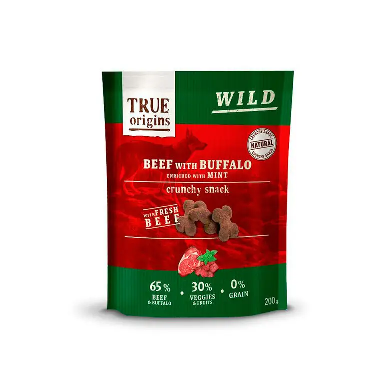 Petit Prix True Origins Wild – Friandises au B&oelig;uf pour Chiens – 200g