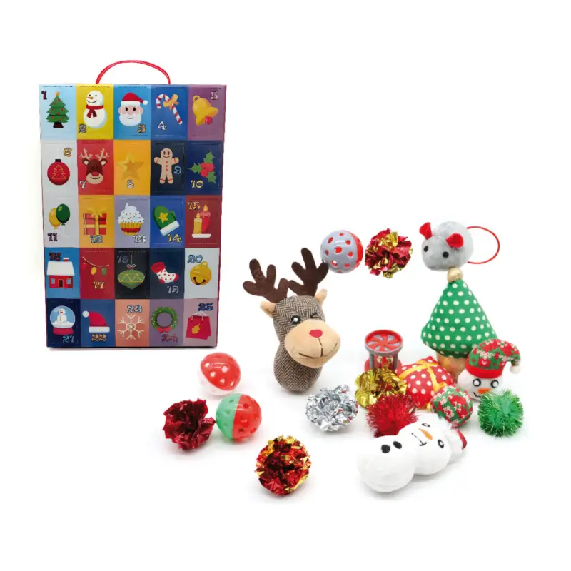Croci – Calendrier de l'Avent Jouet pour Chats – 25pcs Authentique