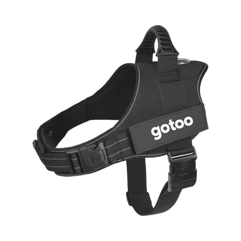 Gotoo - Harnais Essentials Noir pour Chien Bon Marché
