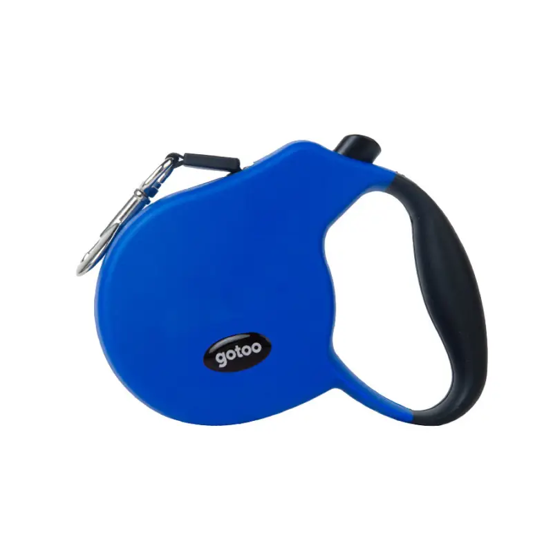 Gotoo - Laisse Enrouleur Bleu pour Chien Vente Directe