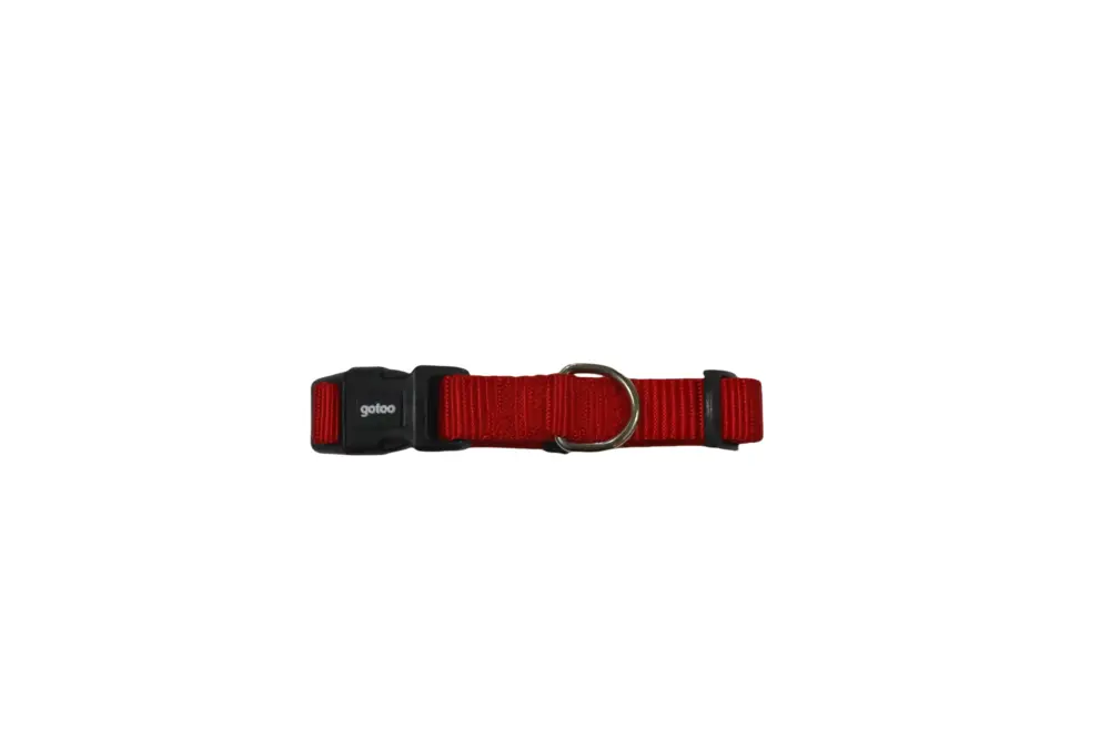 Prix Réduit Gotoo - Collier Essentials en Nylon Rouge pour Chien