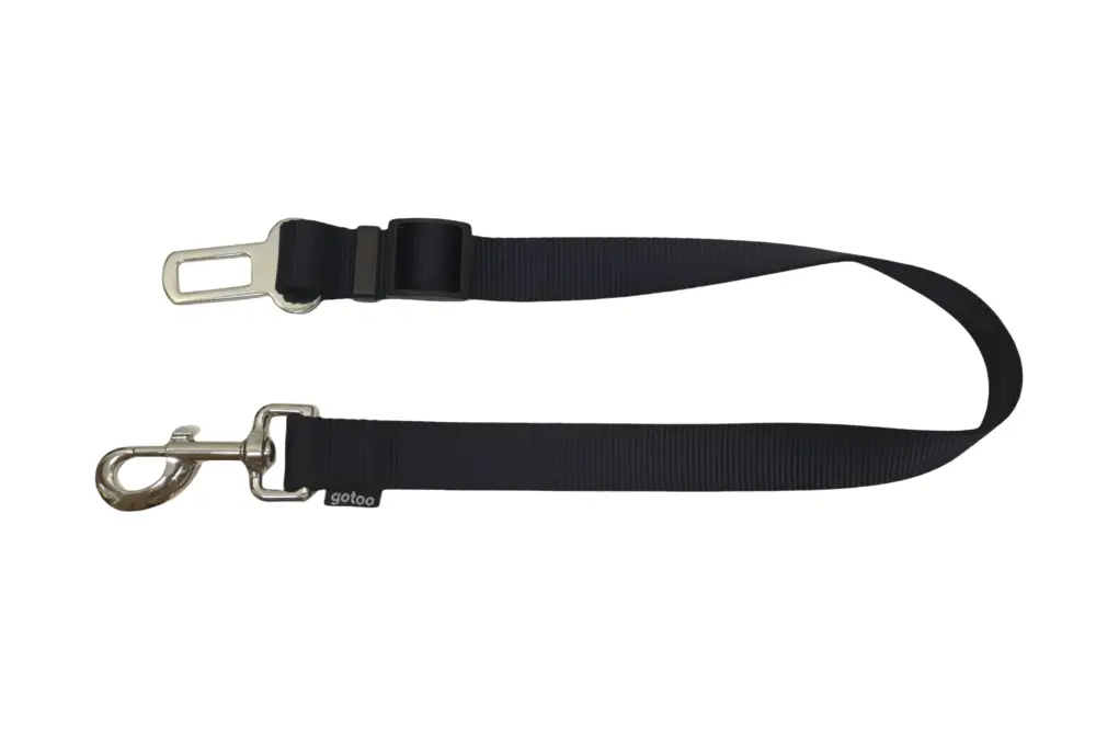 Haute Qualité Gotoo – Ceinture de S&eacute;curit&eacute; Essentials Noire pour Chien