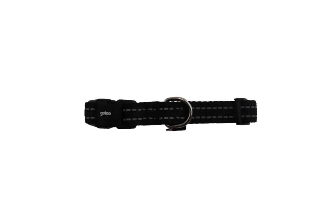 Gotoo – Collier Essentials en Nylon Premium Noir pour Chien Jusqu&rsquo;à Épuisement Des Stocks