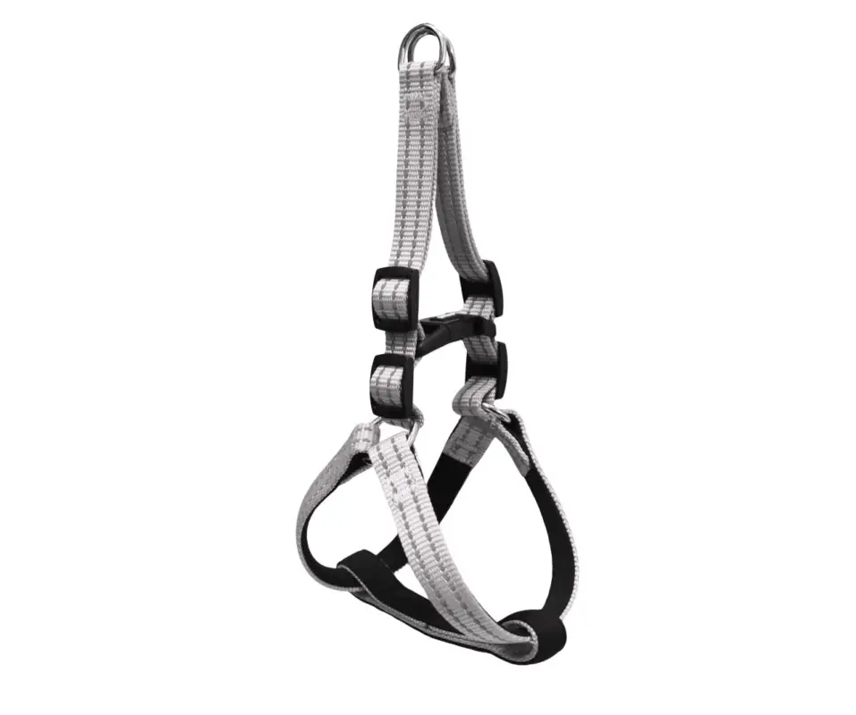 Promotion Gotoo - Harnais Essentials en Nylon Premium Gris pour Chien