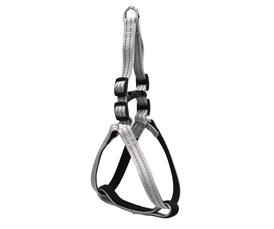 Vente Flash Gotoo – Harnais Essentials en Nylon Premium Gris pour Chien