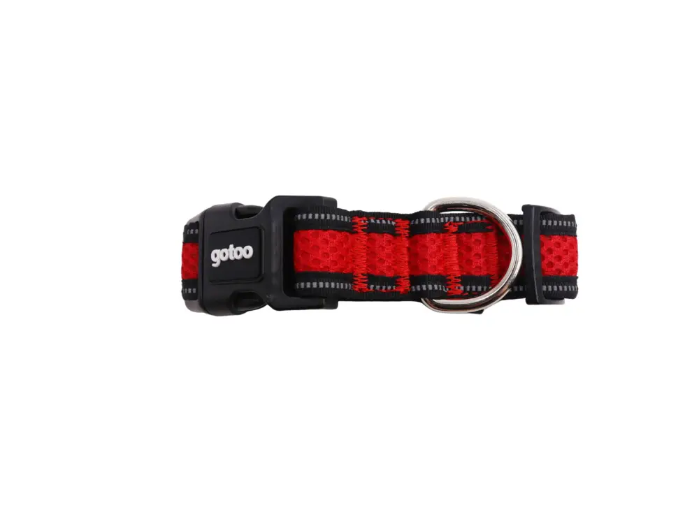 Gotoo - Collier Mesh Rouge pour Chien Solde
