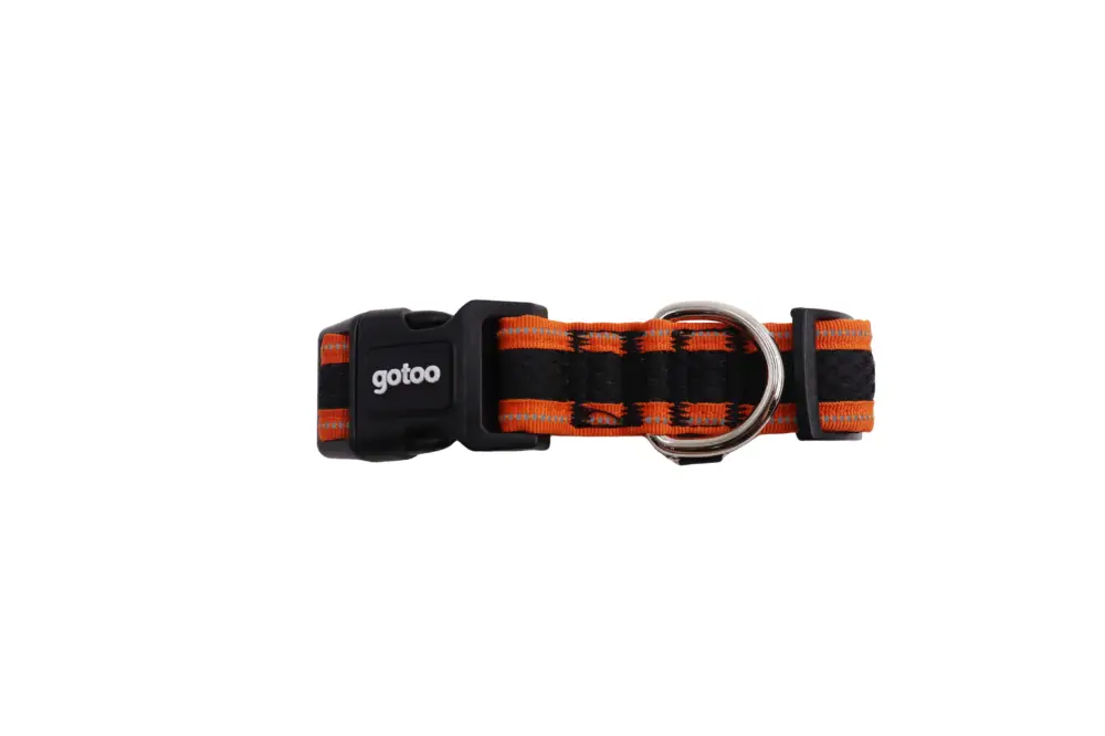 Promotion Saisonnière Gotoo – Collier Mesh Orange pour Chien