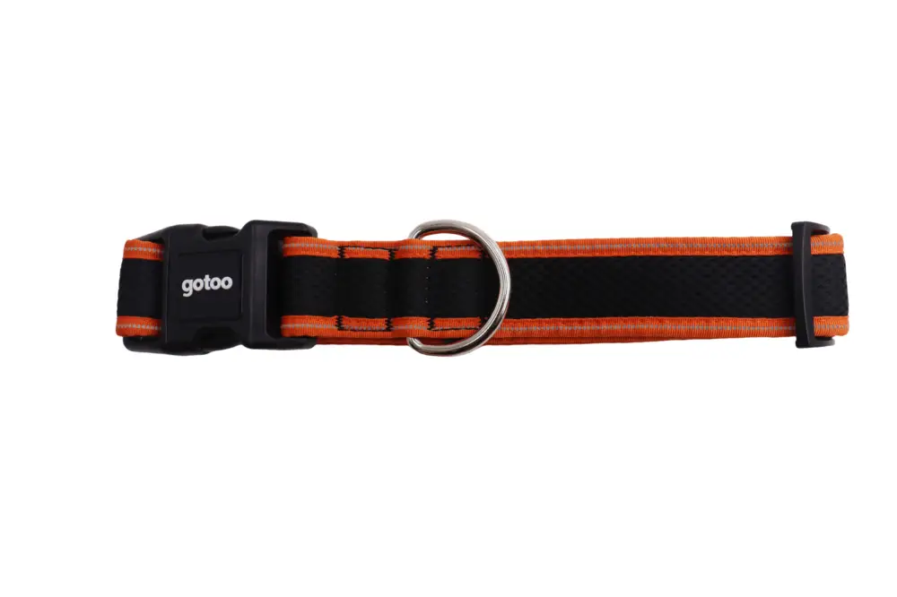 Gotoo – Collier Mesh Orange pour Chien Affaire À Saisir
