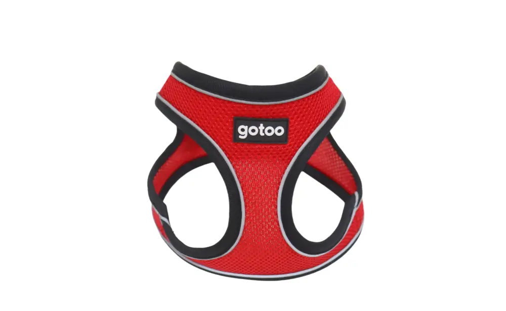 Gotoo – Harnais en Mesh Rouge pour Chien Prix Promo