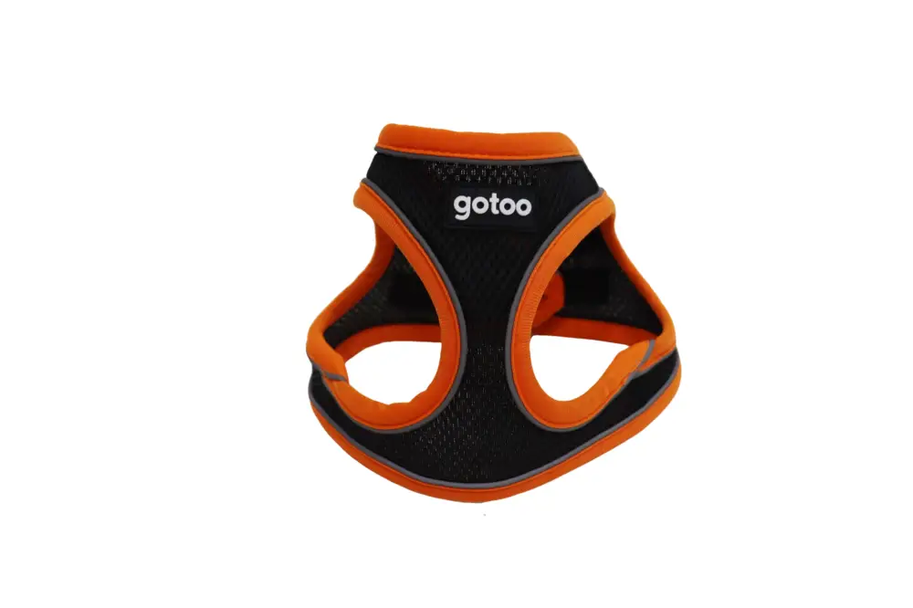 Offre Spéciale Gotoo - Harnais en Mesh Orange pour Chien