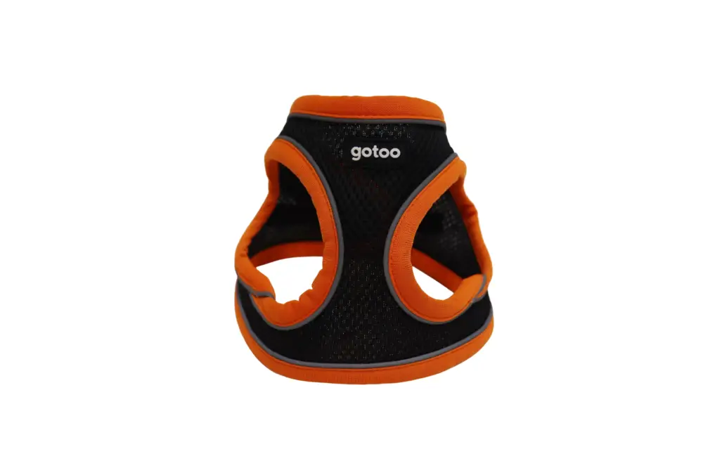Petit Prix Gotoo – Harnais en Mesh Orange pour Chien