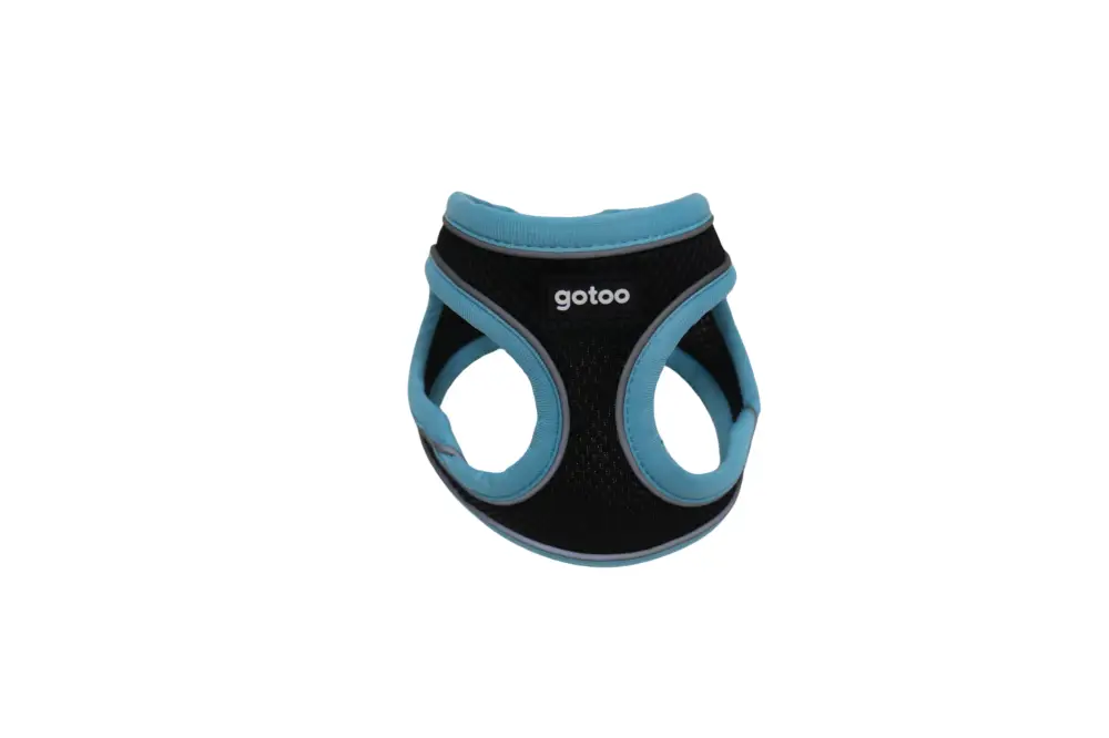 Paiement Sécurisé Gotoo – Harnais en Mesh Turquoise pour Chien