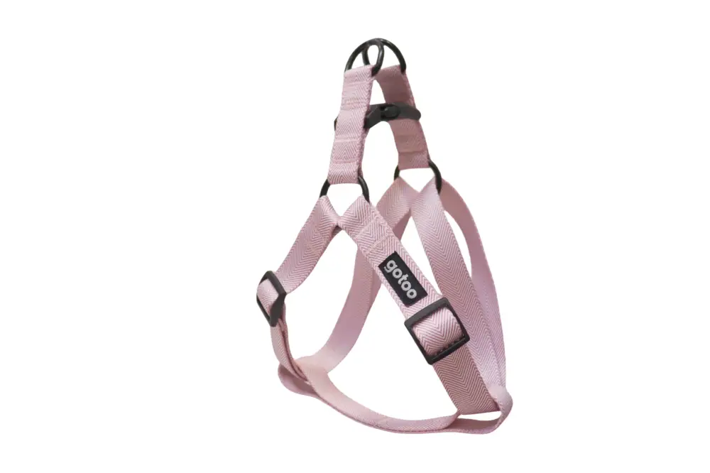 Gotoo - Harnais Chevron Rose pour Chien Retour Gratuit