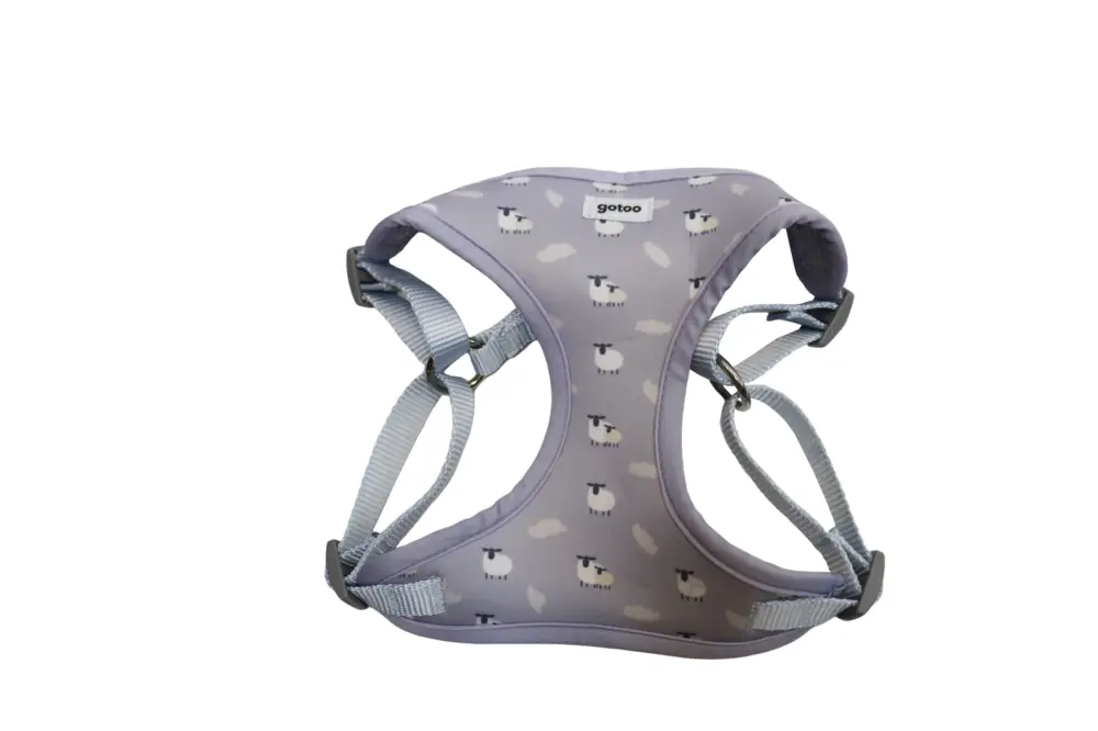 Gotoo - Harnais Mouton Gris pour Chiot Top Vente