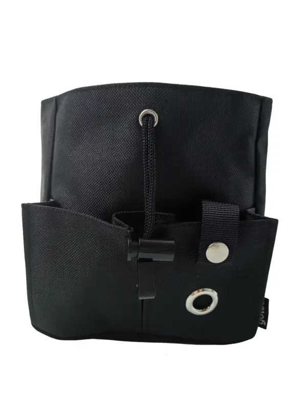 Gotoo - Sac Essentiels à Friandises Noir pour Chien Commander Vite