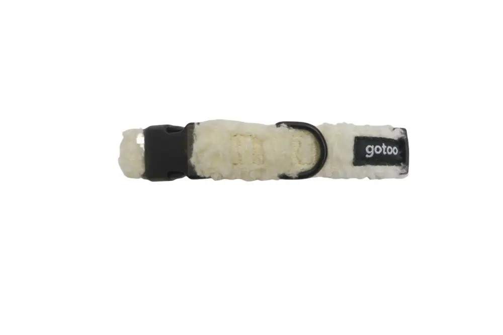 Gotoo – Collier Ourson Beige pour Chien Commander Maintenant