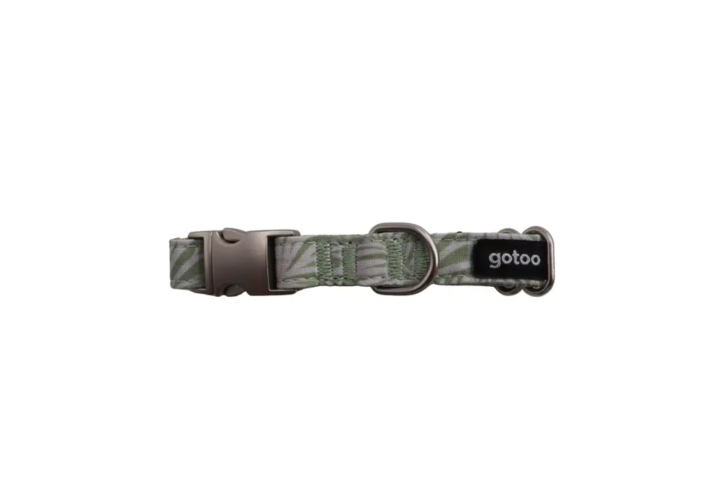 Produit De Marque Gotoo – Collier Feuilles Vert pour Chien