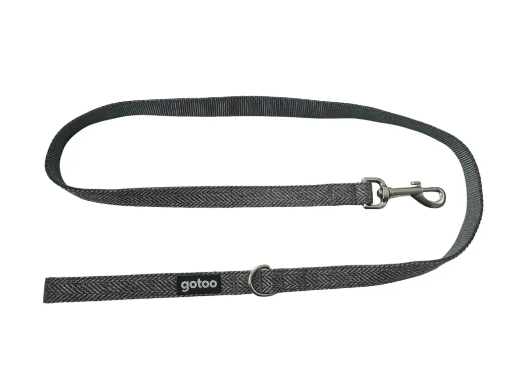 Meilleure Vente Gotoo - Laisse Chevron Gris pour Chien