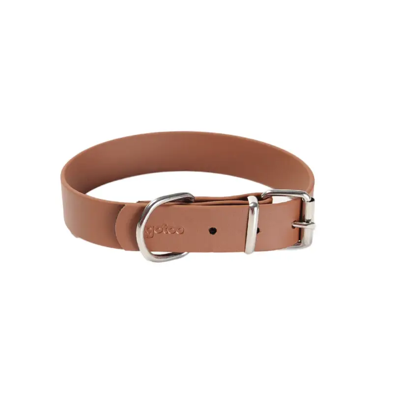 Offre Du Jour Gotoo - Collier Premium Biotane Marron pour Chien