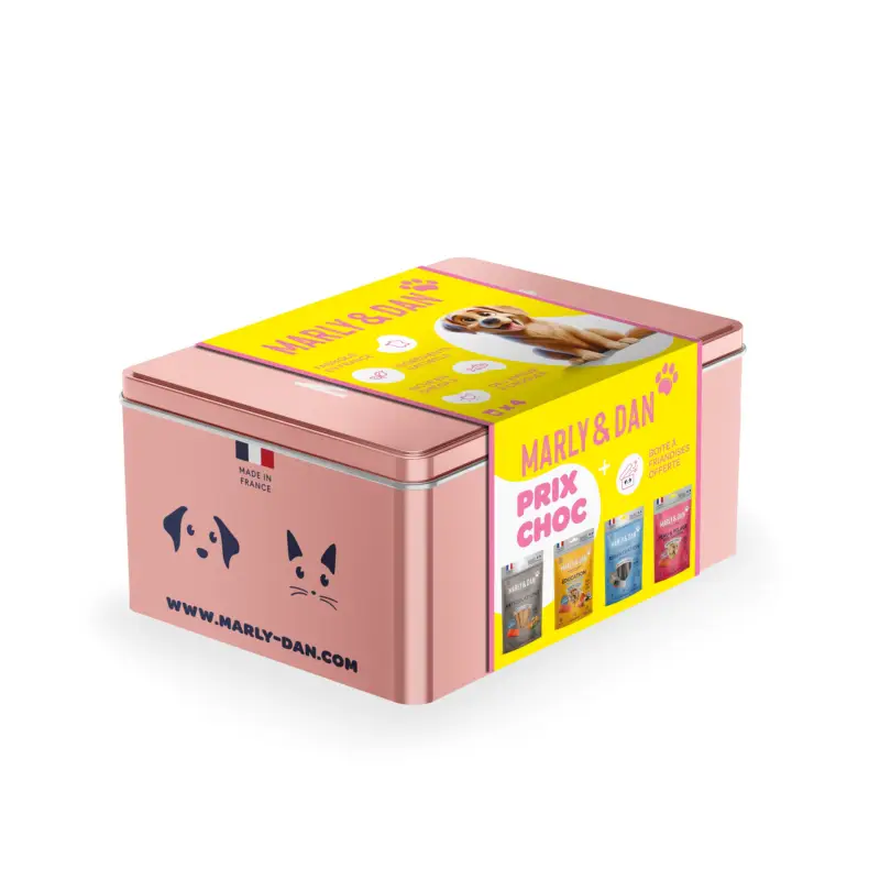 Marly & Dan – Coffret de No&euml;l Multi Pack pour Chien Satisfait Ou Remboursé
