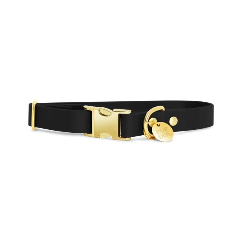 Pop Dog – Collier Badass Noir pour Chiens – M Prix Réduit