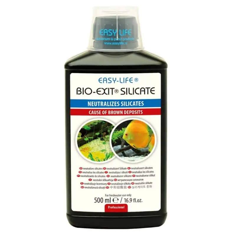 Easy Life – Anti Silicate BIO-EXIT SILICATE pour Aquarium – 500ml Dernière Chance