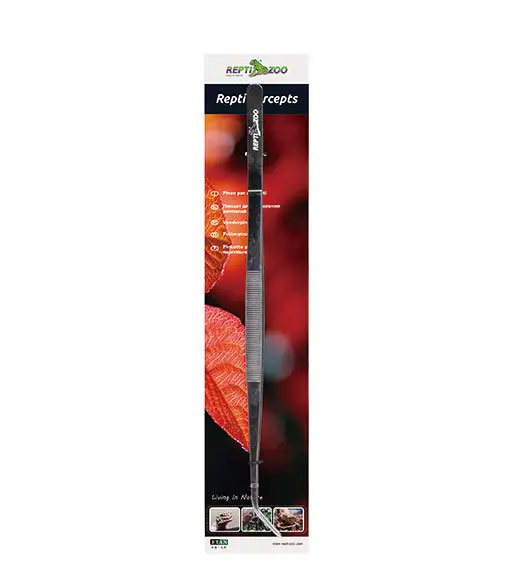 Reptizoo – Pince de Nourrissage Inoxydable pour Reptiles – 25cm Authentique