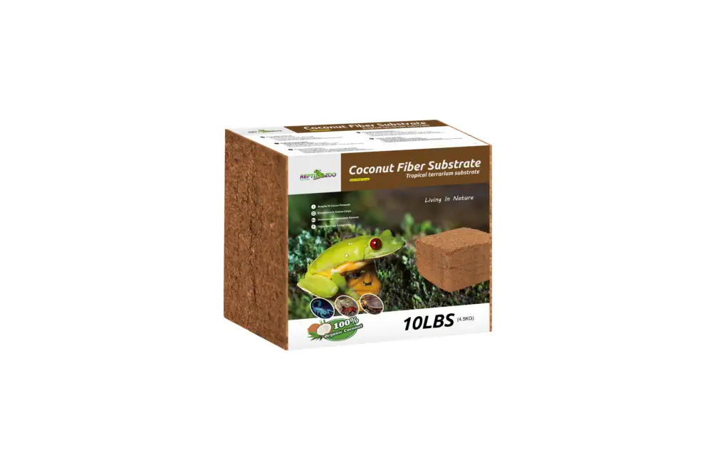 Reptizoo - Substrat Brique de Coco Comprimée - 10L Offre Exclusive
