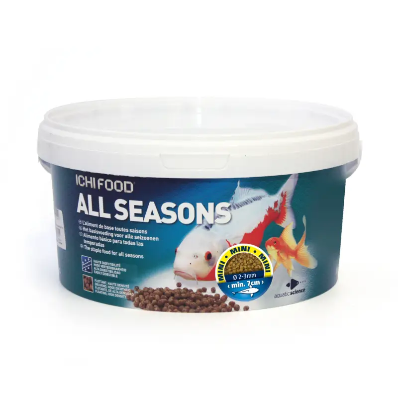 Aquatic Science – Aliment Ichifood All Seasons Mini 2-3mm – 1Kg Haute Qualité