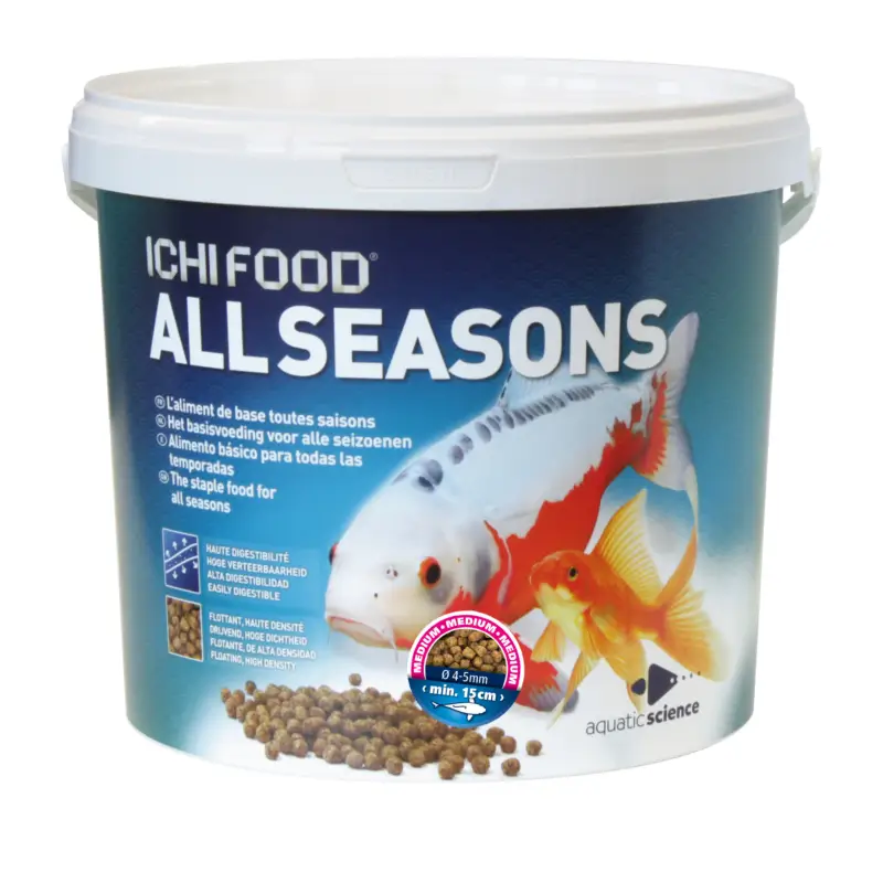 Promotion Saisonnière Aquatic Science – Aliment Ichifood All Seasons Medium 4-5mm – 2Kg