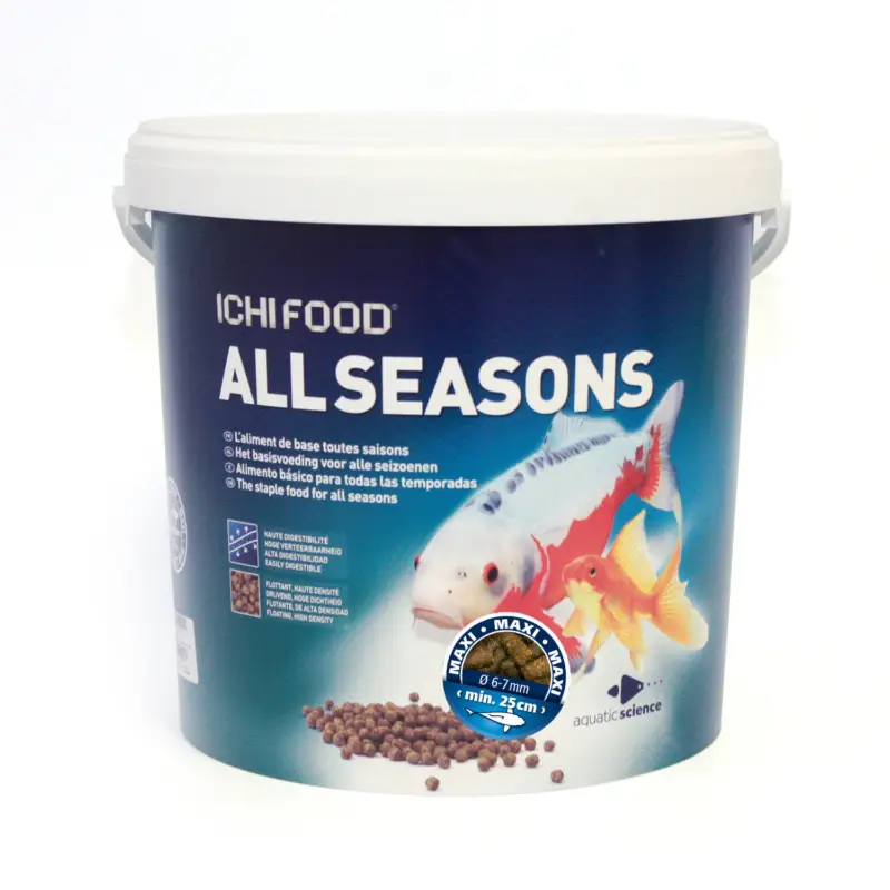 Expédié Aujourd&rsquo;hui Aquatic Science – Aliment Ichifood All Seasons Maxi 6-7mm – 4Kg