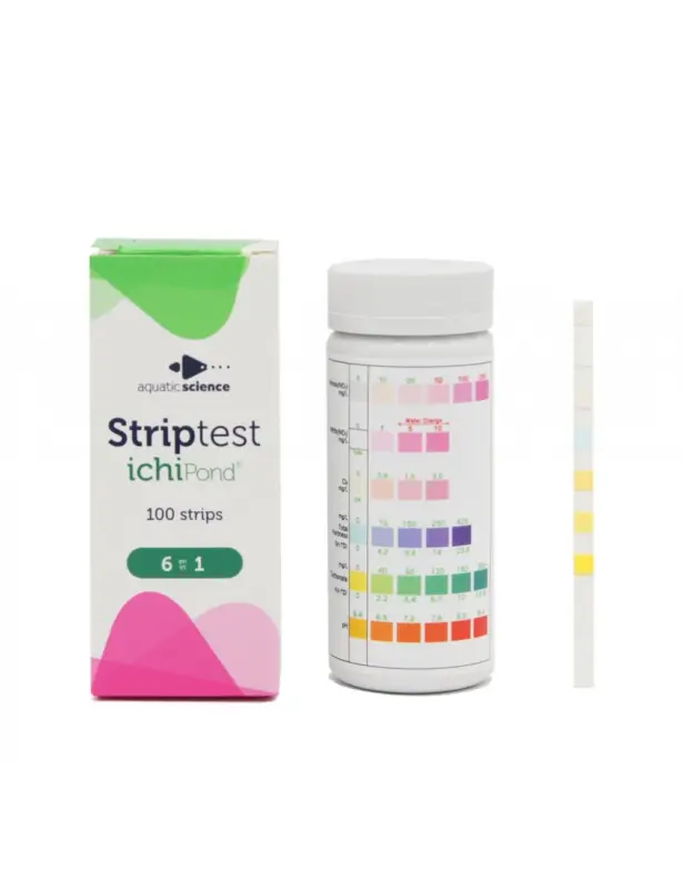 Aquatic Science – Bandelettes Test d'Eau Striptest pour Bassin – x100 Acheter Direct