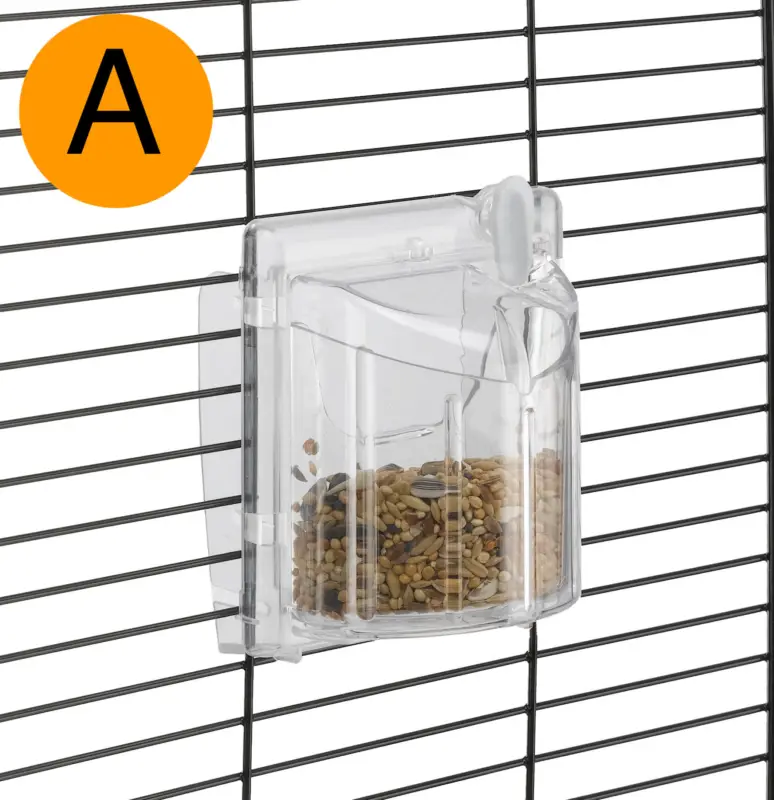 Expédition Rapide Ferplast - Cage Rekord 1 pour Oiseaux Exotiques - Fuchsia