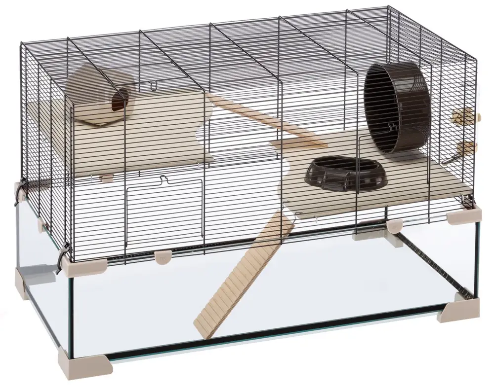 Haute Qualité Ferplast - Cage Karat 80 pour Petits Rongeurs - 45x78x52cm