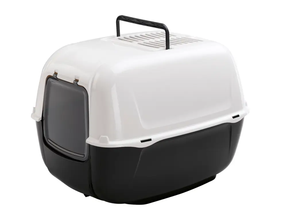 Ferplast - Maison de Toilettes Prima pour Chats - Noir Promotion Saisonnière