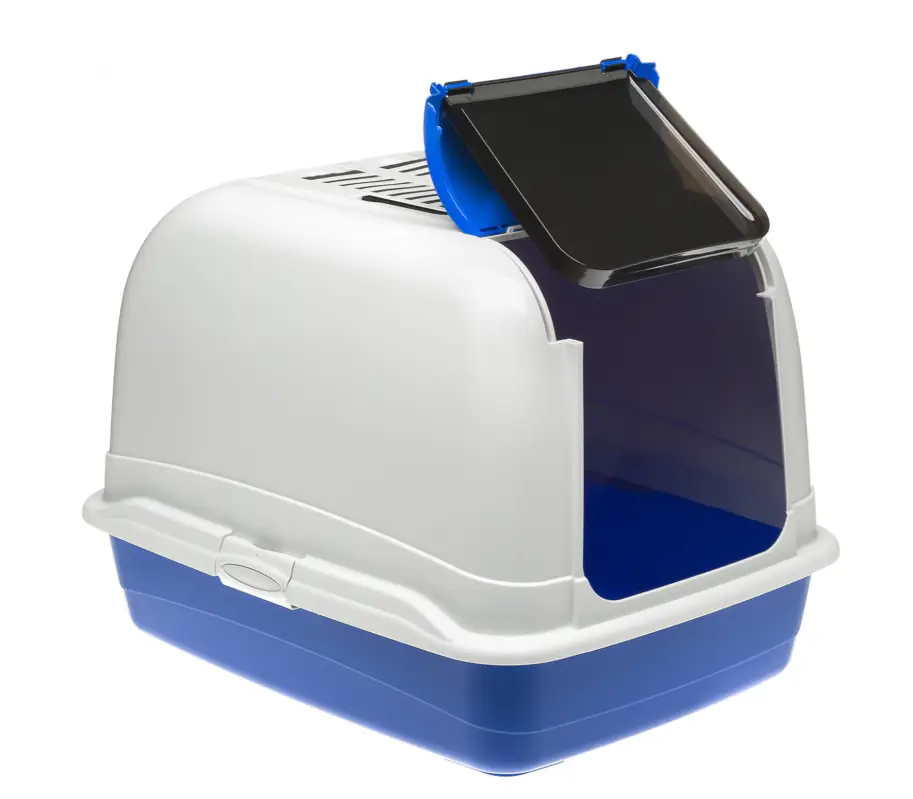 Commander Vite Ferplast – Maison de Toilettes Maxi Bella Cabrio pour Chats – Bleu