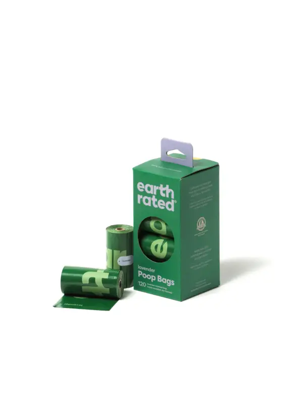 Prix Choc Earth Rated - Sac Propreté Eco-Friendly Lavande - 8x15 sacs