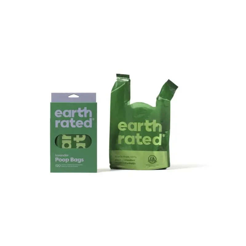 Earth Rated -Sac Propret&eacute; Eco-Friendly Lavande avec Poign&eacute;es – x120 Meilleure Vente