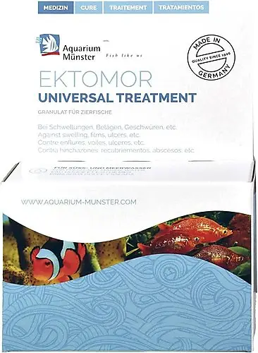 Aquarium M&uuml;nster – Traitement EKTOMOR – 2x50g Prix Promo