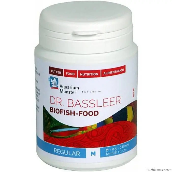 Haute Qualité Aquarium M&uuml;nster – Aliment Biofish Food Regular M – 60g