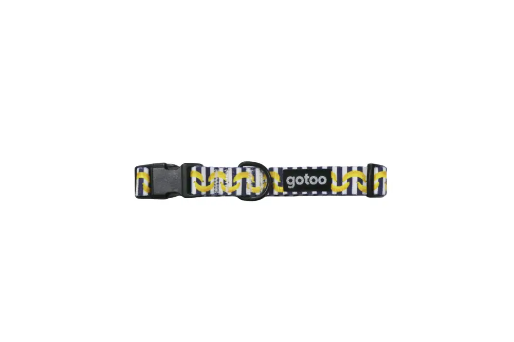 Gotoo – Collier Banane Bleu pour Chien Marque
