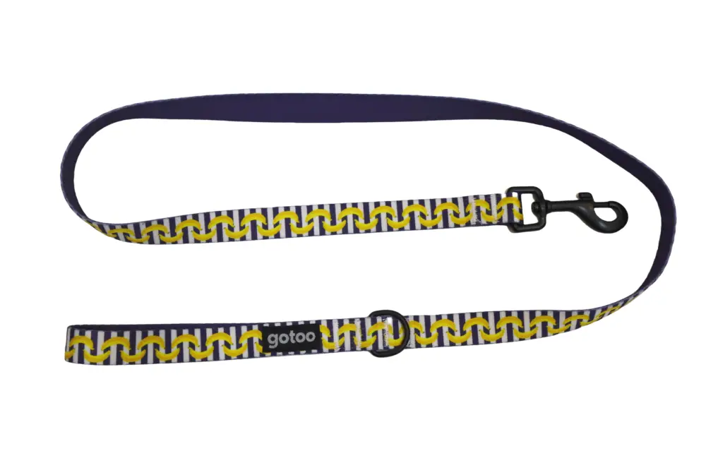 Gotoo – Laisse Banane Bleu Marron pour Chien – M Meilleure Vente
