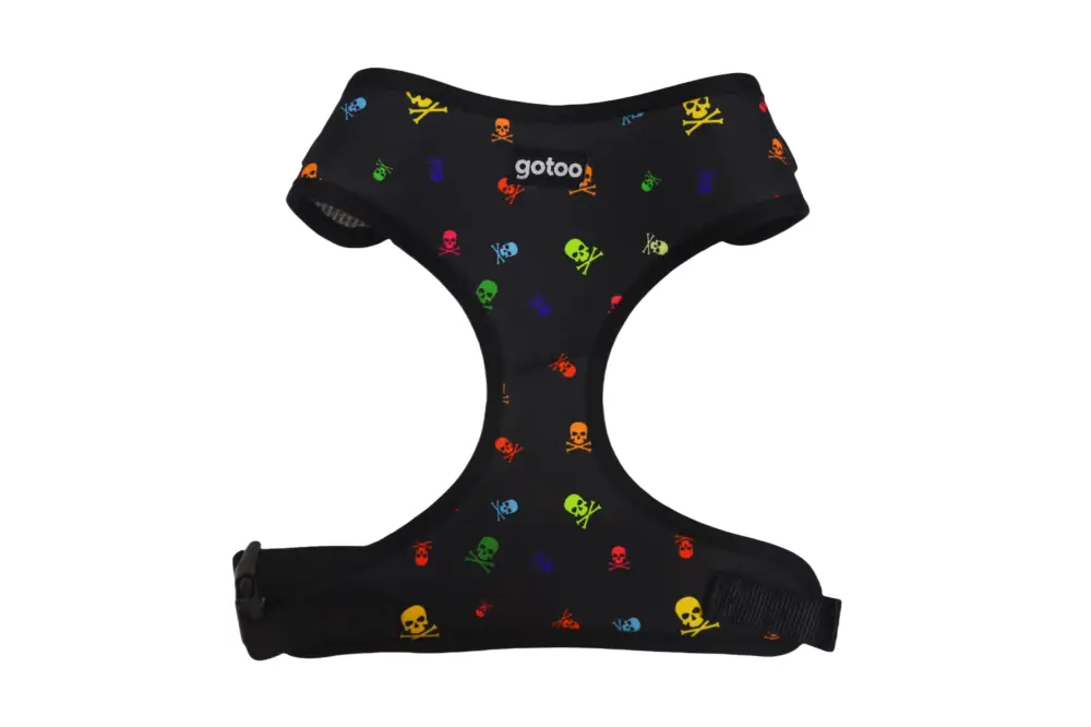 Gotoo - Harnais T-shirt à Motif de Crânes Gris pour Chien Marque