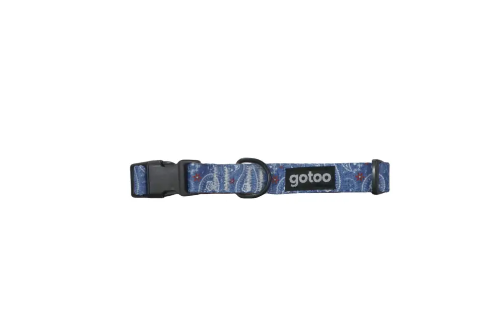 Offre Limitée Gotoo - Collier en Jean Bleu pour Chien