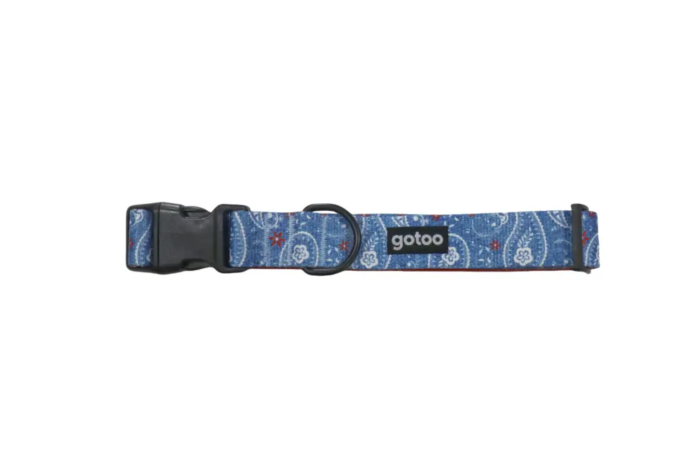 Affaire À Saisir Gotoo – Collier en Jean Bleu pour Chien