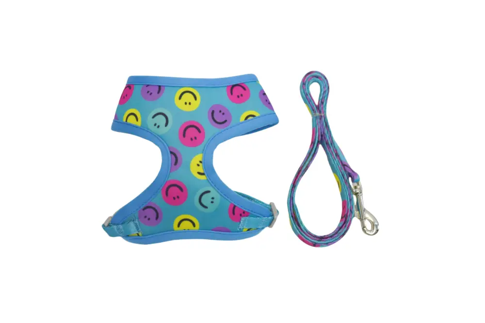 Gotoo - Ensemble Funny de Smileys Bleus pour Chien Retour Gratuit