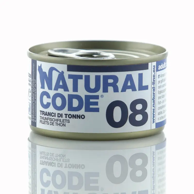 Natural Code – Filets de Thon 08 pour Chats – 85g Meilleur Prix