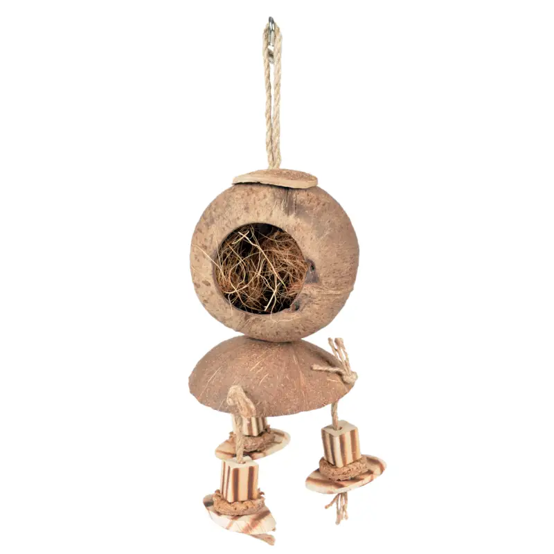Duvoplus - Maison Coconut Jungle avec blocs en bois - 34x12x12cm Commander Maintenant